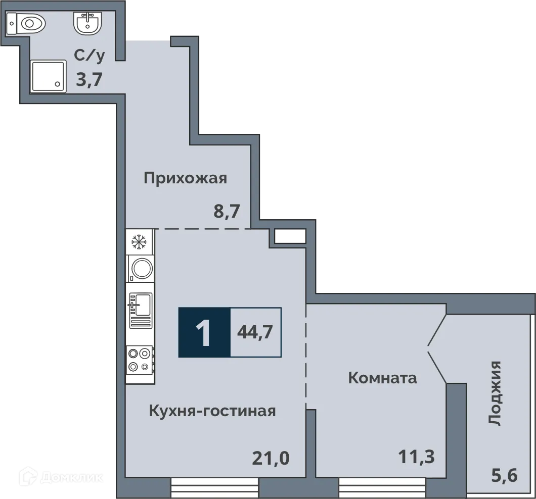 Фото квартиры в ЖК Счастье