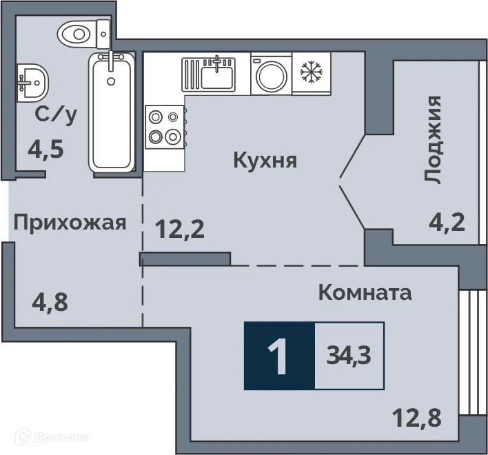 Фото квартиры в ЖК Счастье