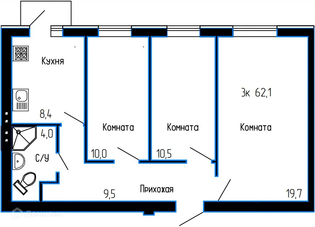 Фото квартиры в ЖК Арбинка