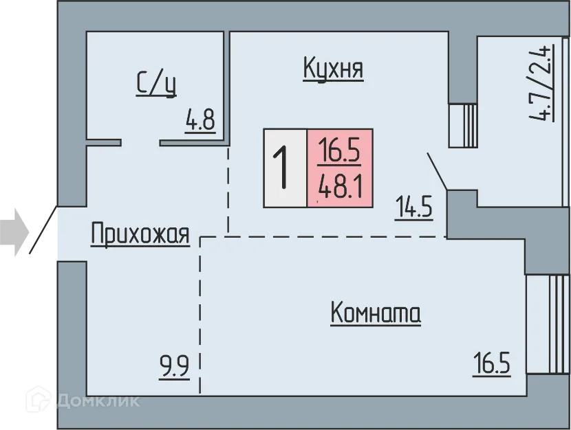Фото квартиры в ЖК Маяк