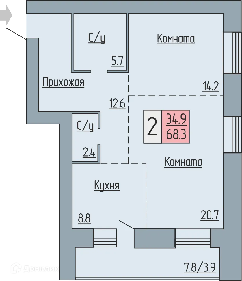 Фото квартиры в ЖК Маяк