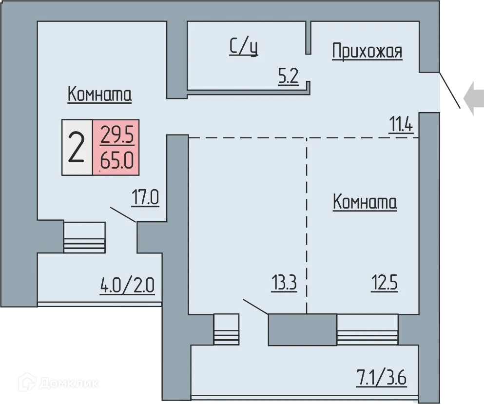 Фото квартиры в ЖК Маяк