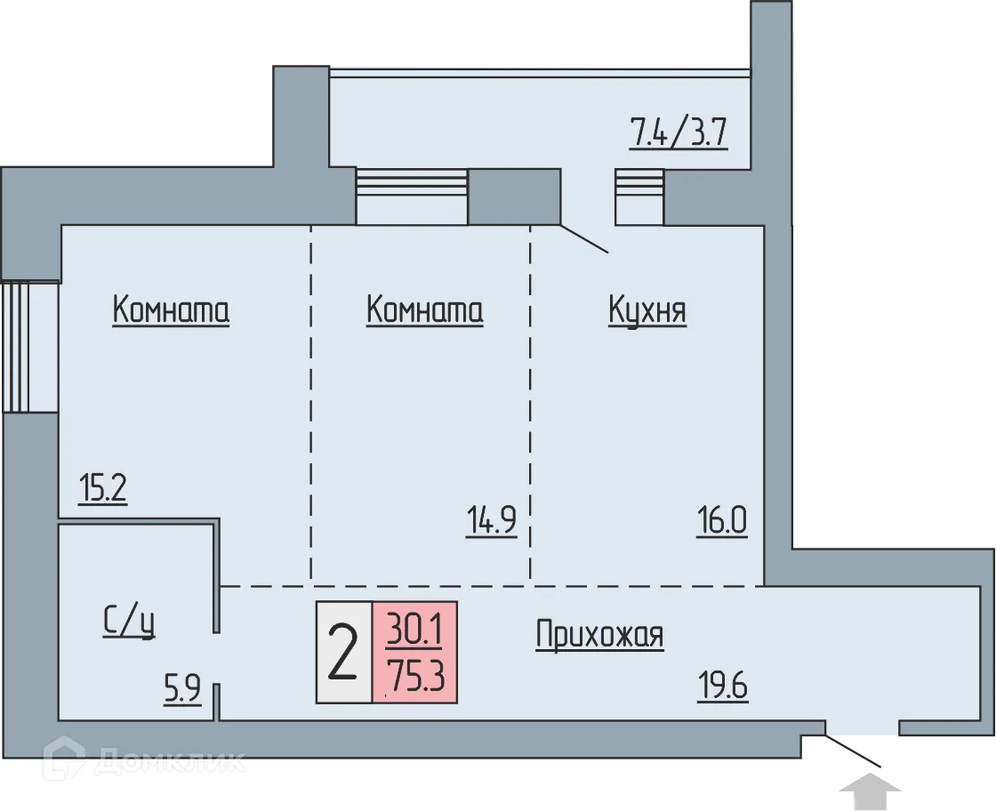 Фото квартиры в ЖК Маяк