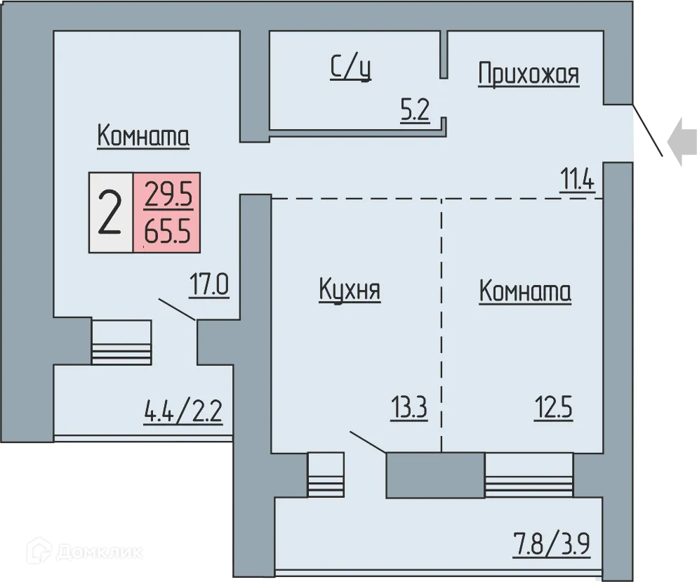 Фото квартиры в ЖК Маяк