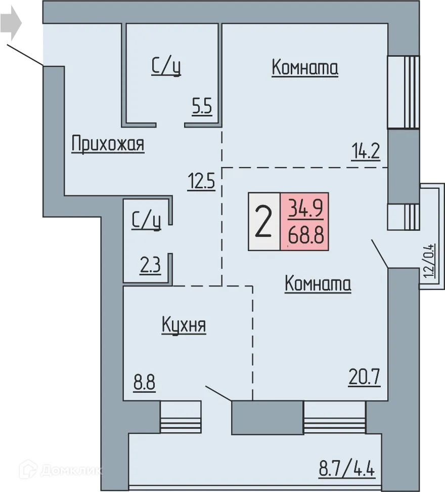 Фото квартиры в ЖК Маяк