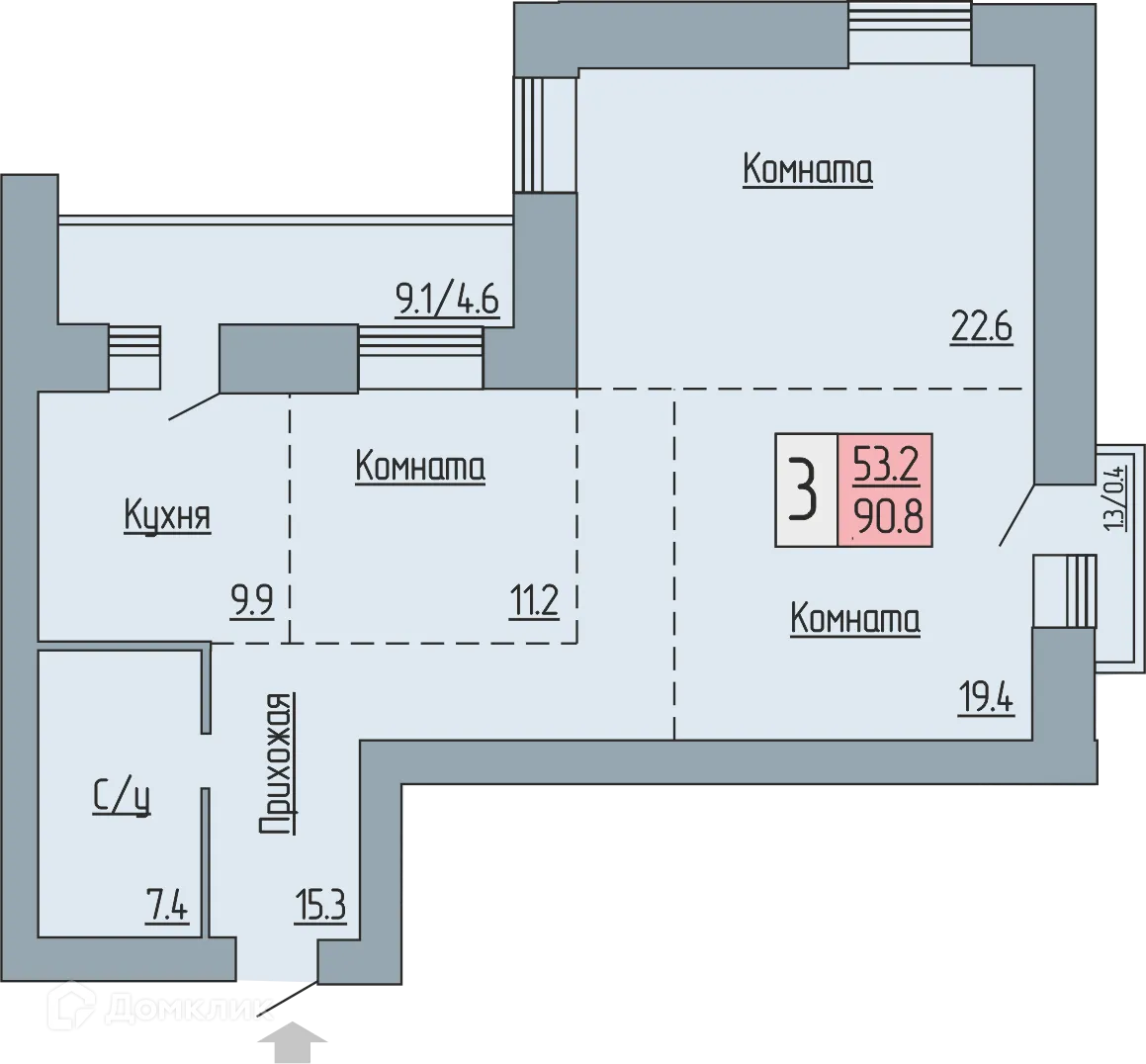 Фото квартиры в ЖК Маяк