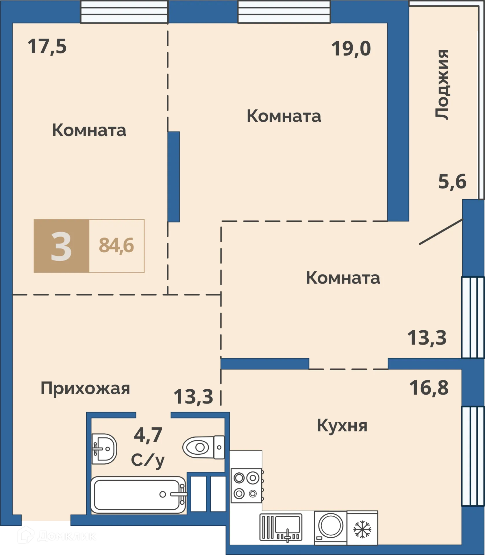 Фото квартиры в ЖК Центральный