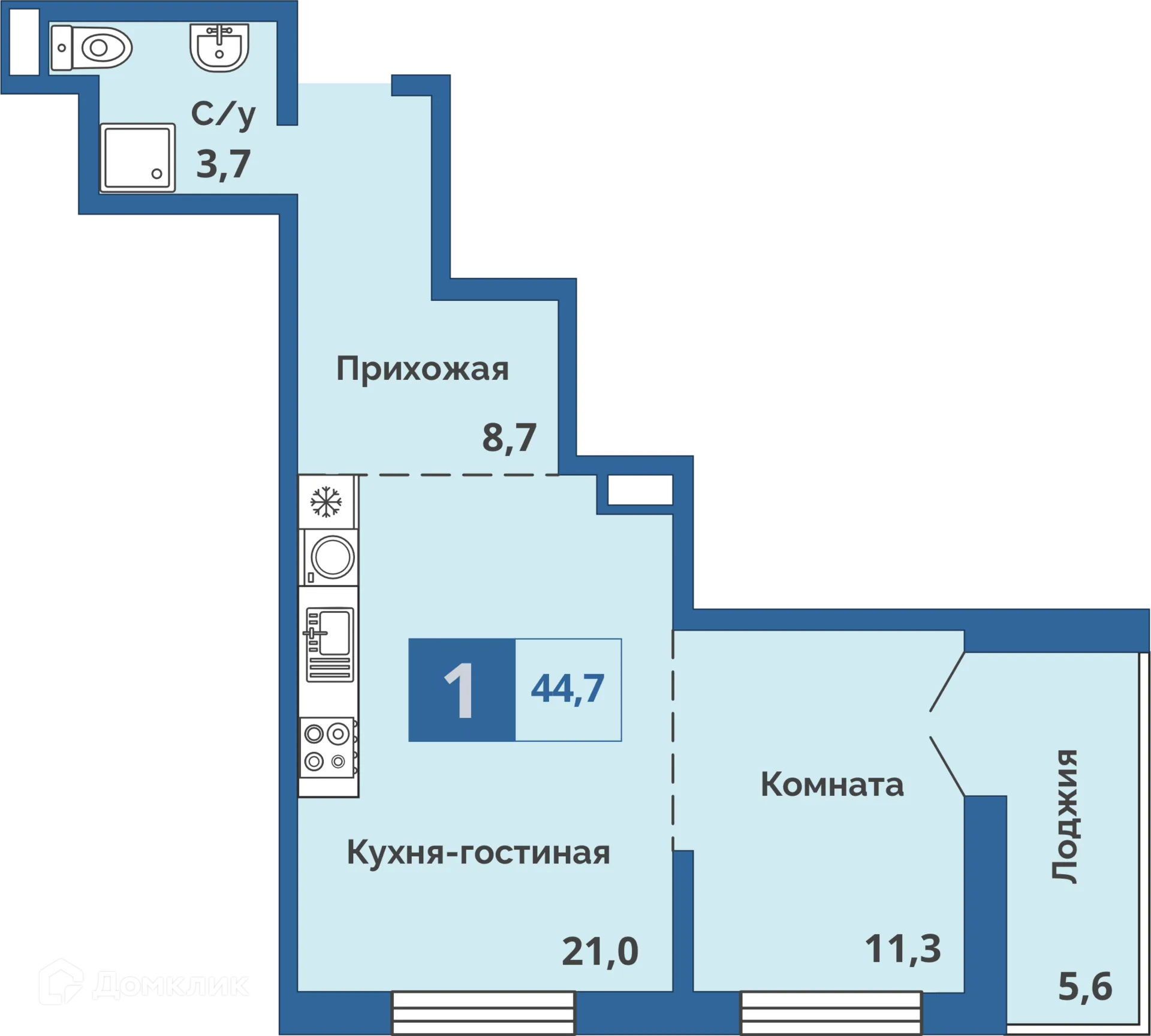 Фото квартиры в ЖК Центральный