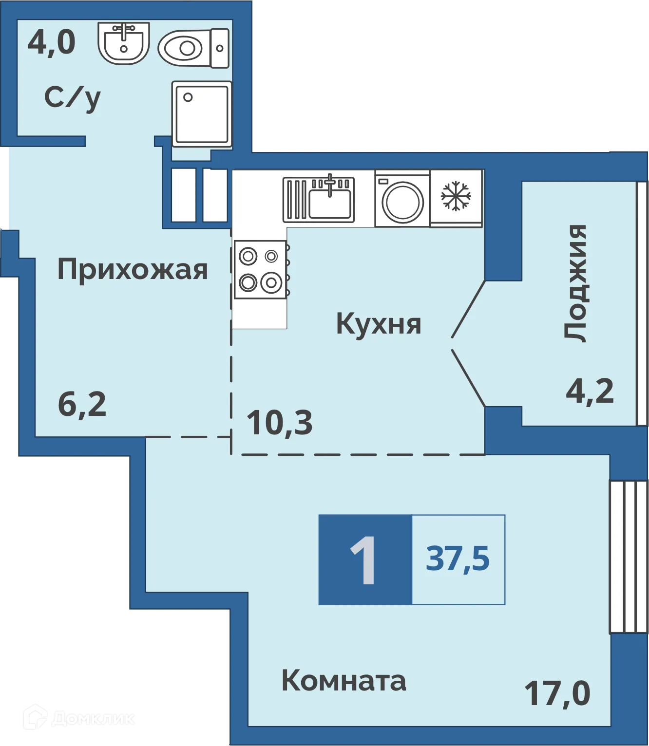Фото квартиры в ЖК Центральный