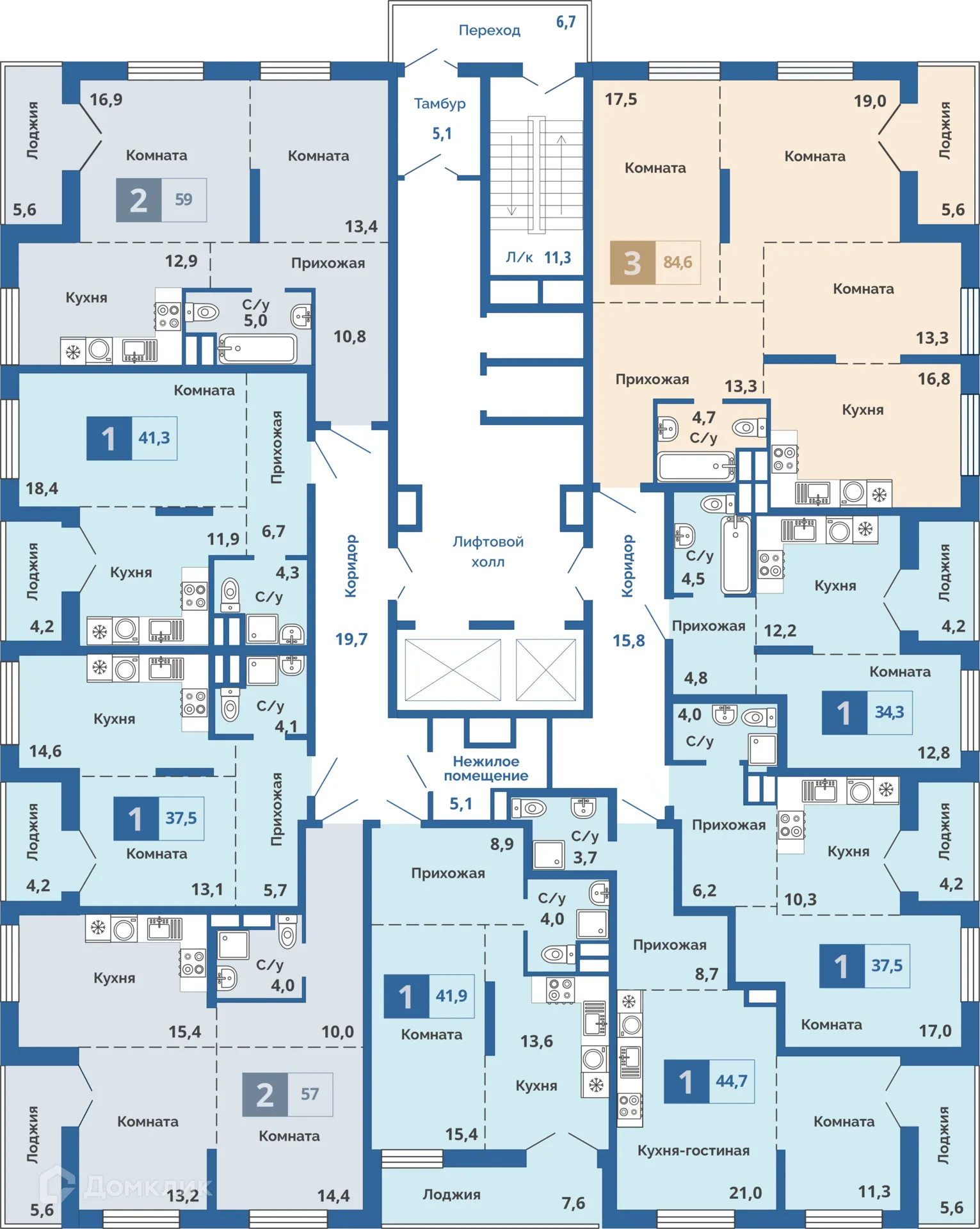 Фото квартиры в ЖК Центральный