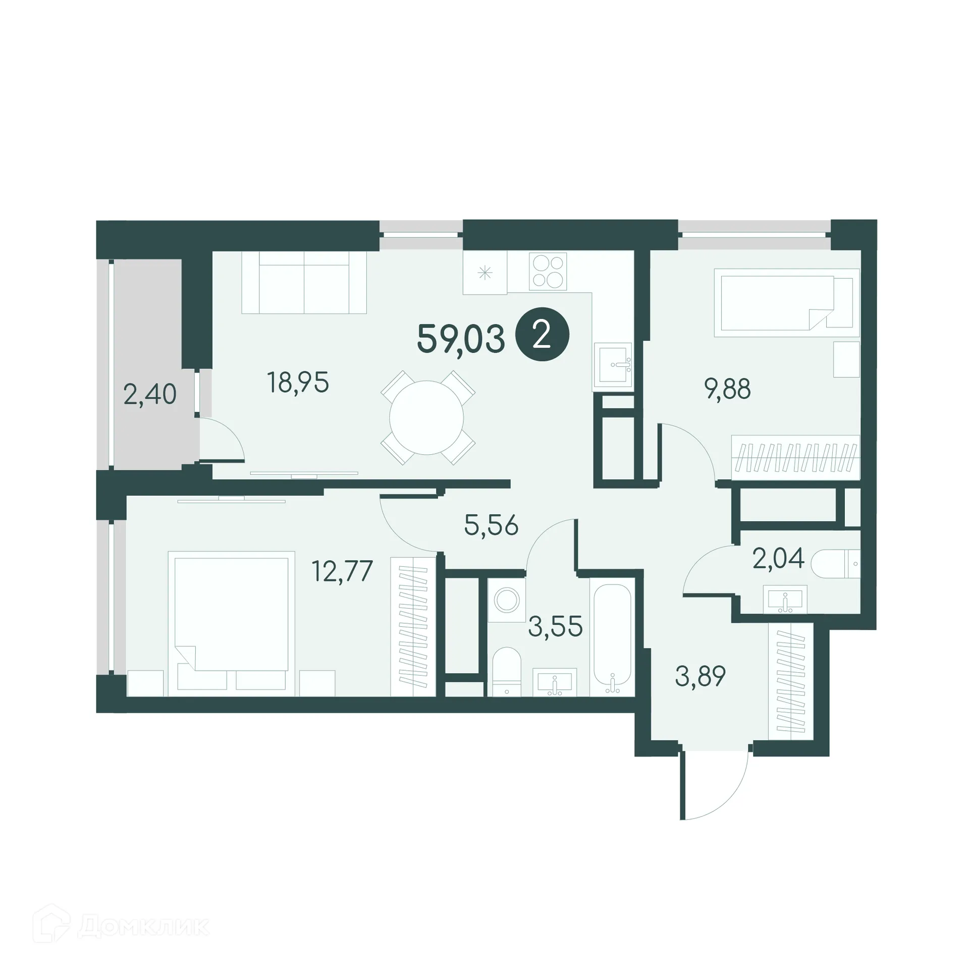 Фото квартиры в ЖК Малиновые высоты