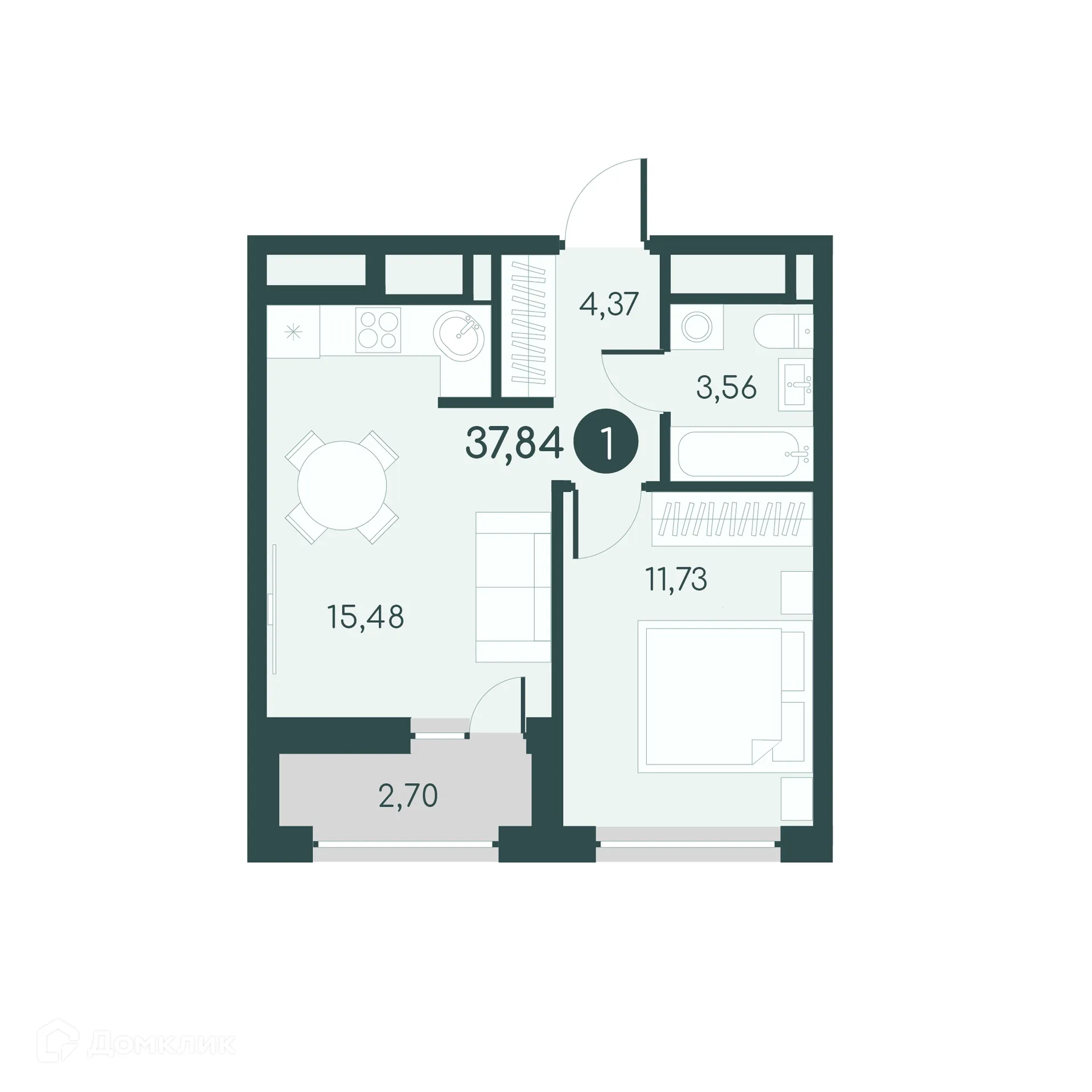 Фото квартиры в ЖК Малиновые высоты