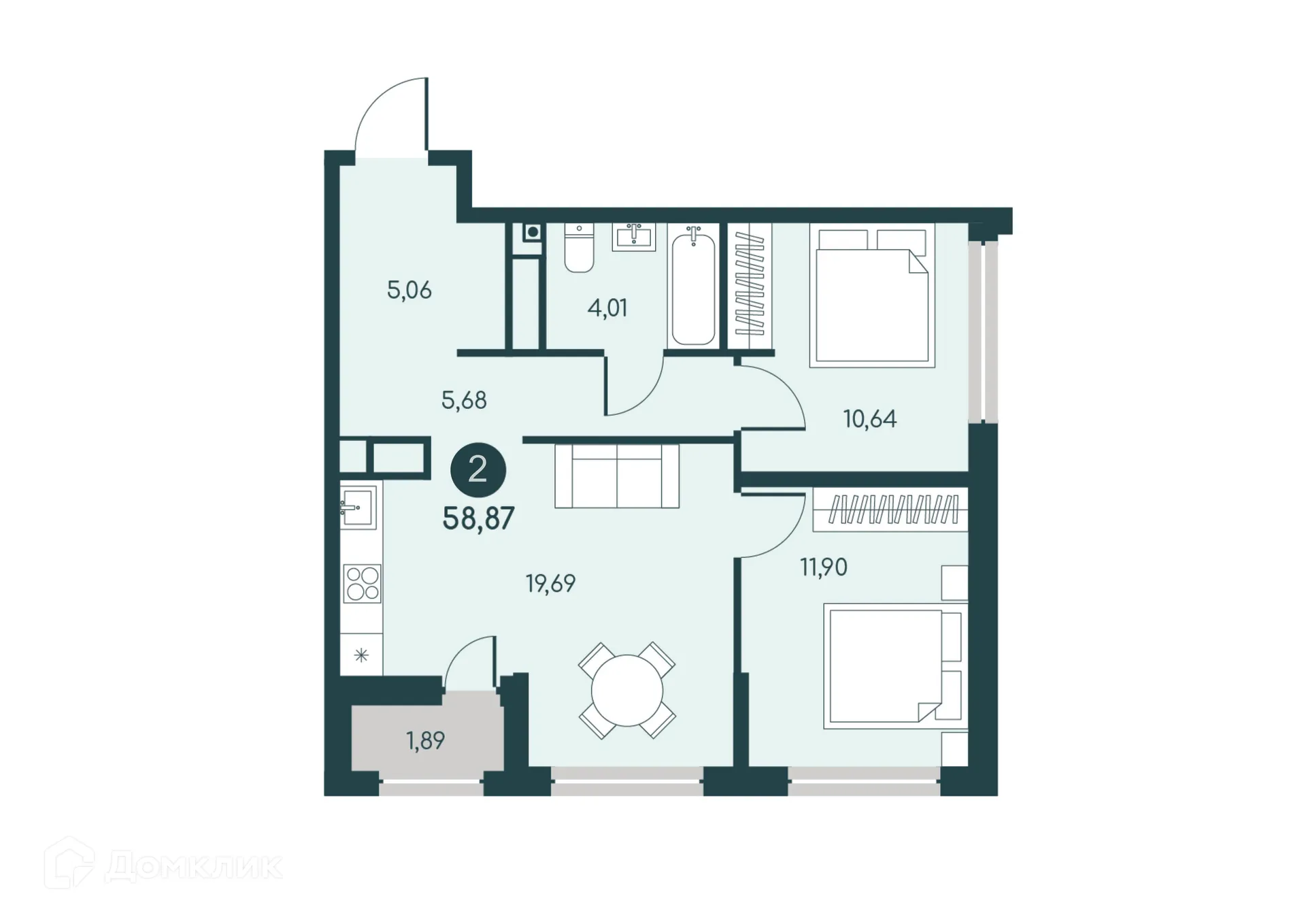 Фото квартиры в ЖК Малиновые высоты