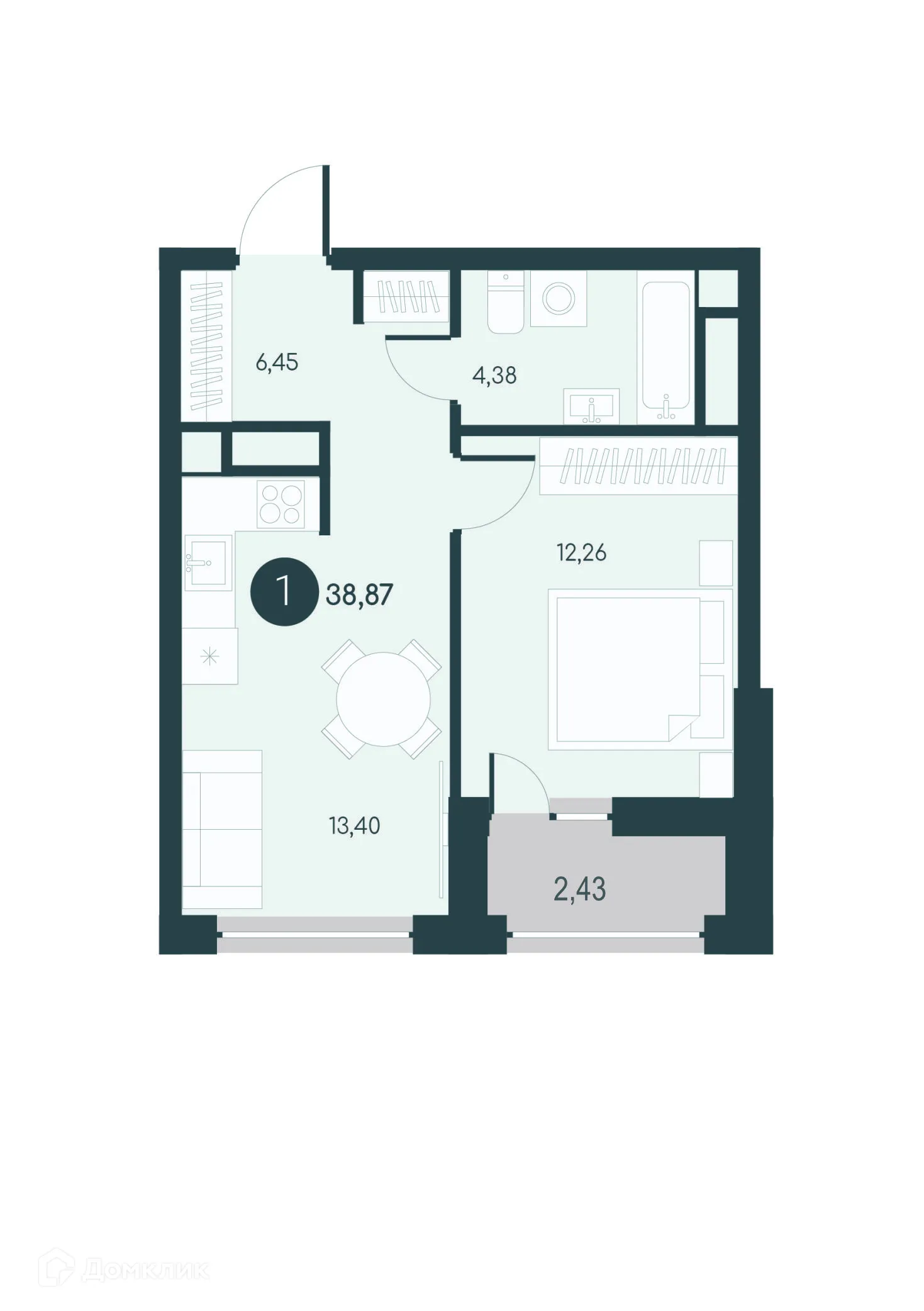 Фото квартиры в ЖК Малиновые высоты