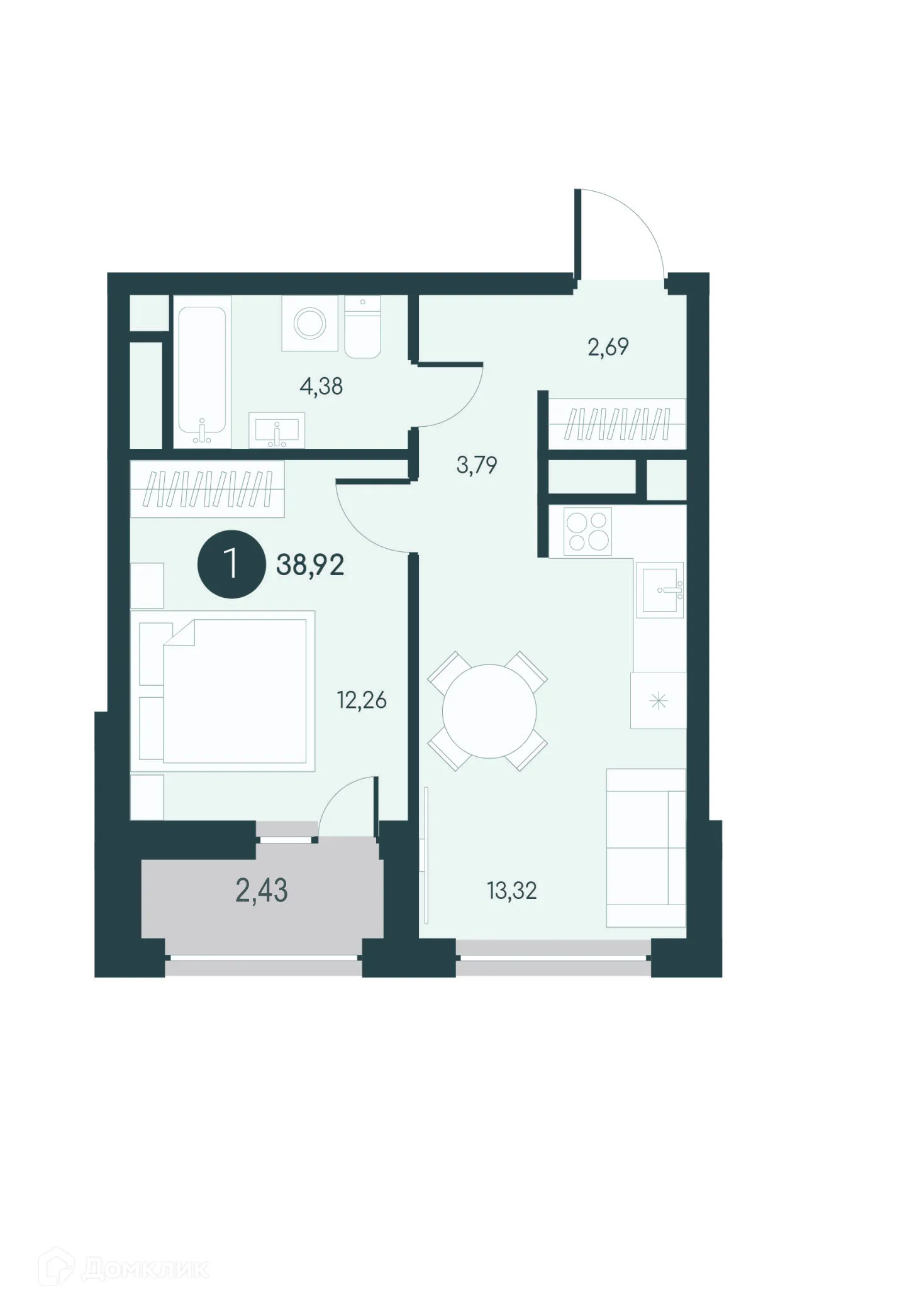 Фото квартиры в ЖК Малиновые высоты