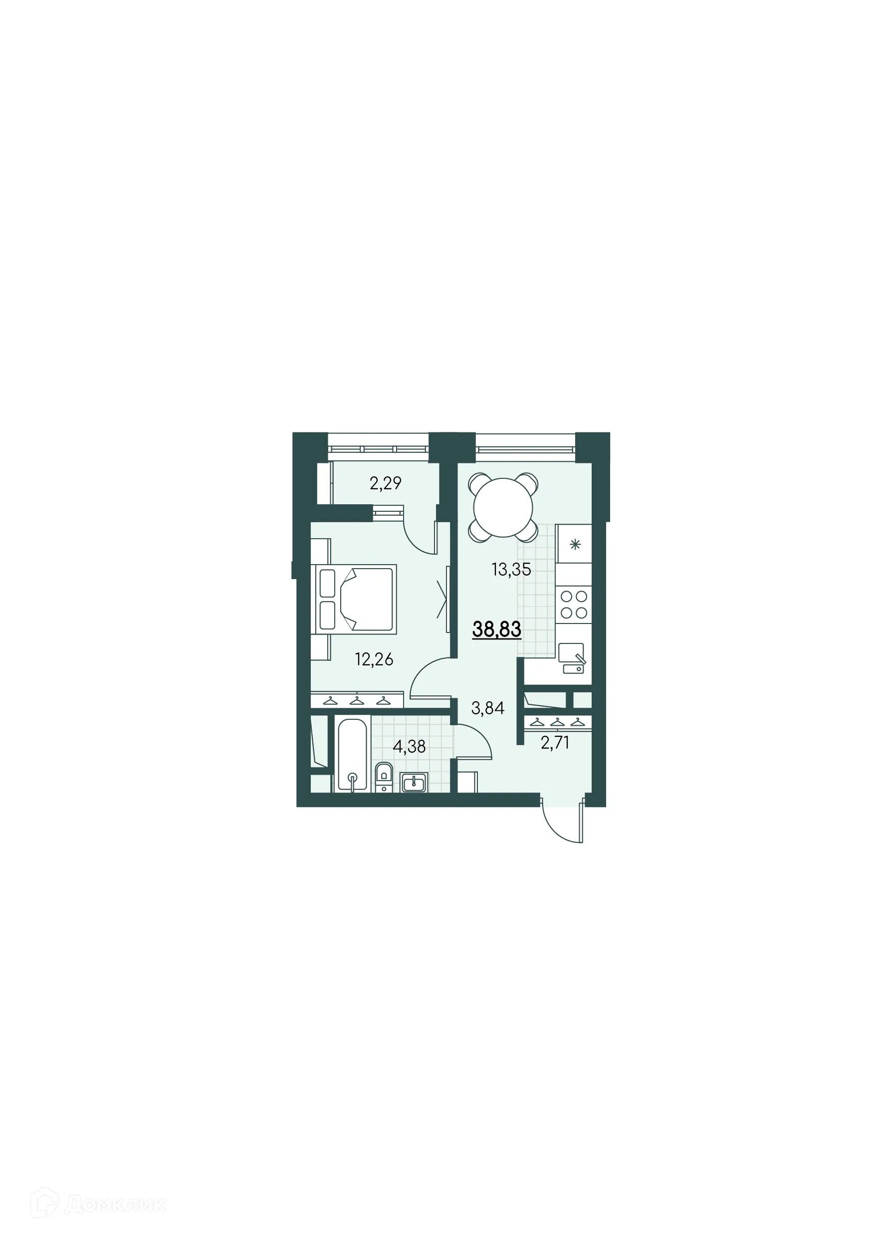 Фото квартиры в ЖК Малиновые высоты