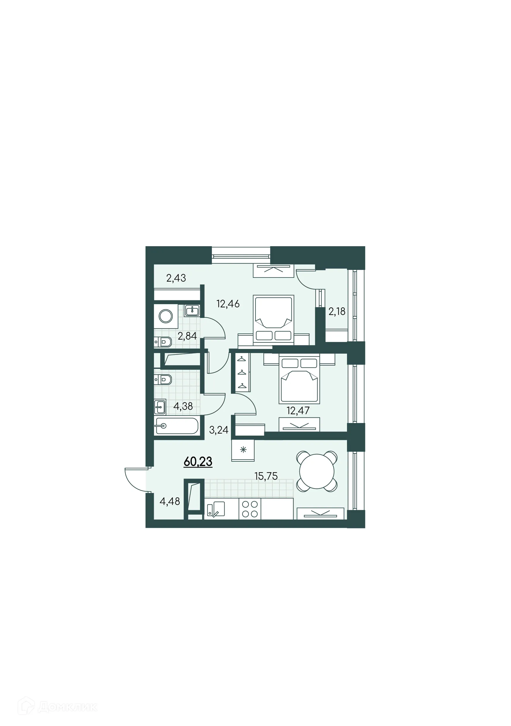 Фото квартиры в ЖК Малиновые высоты