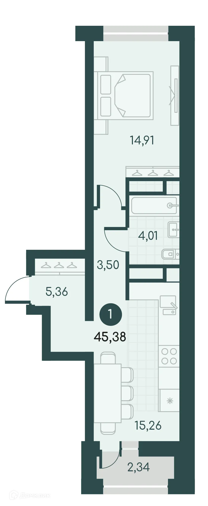 Фото квартиры в ЖК Малиновые высоты