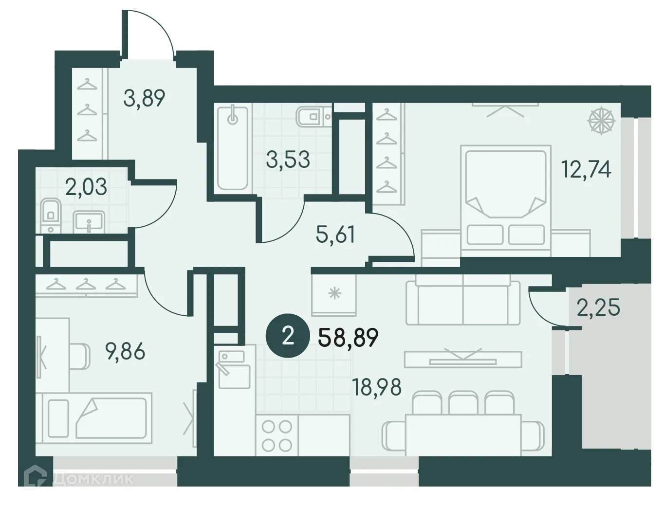 Фото квартиры в ЖК Малиновые высоты