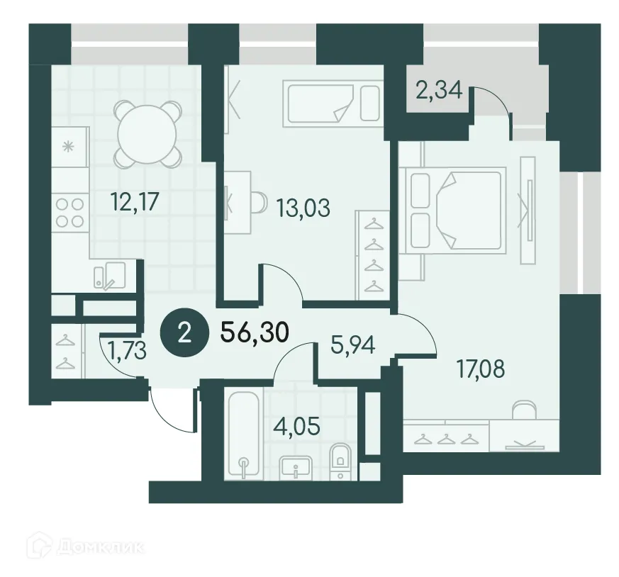 Фото квартиры в ЖК Малиновые высоты
