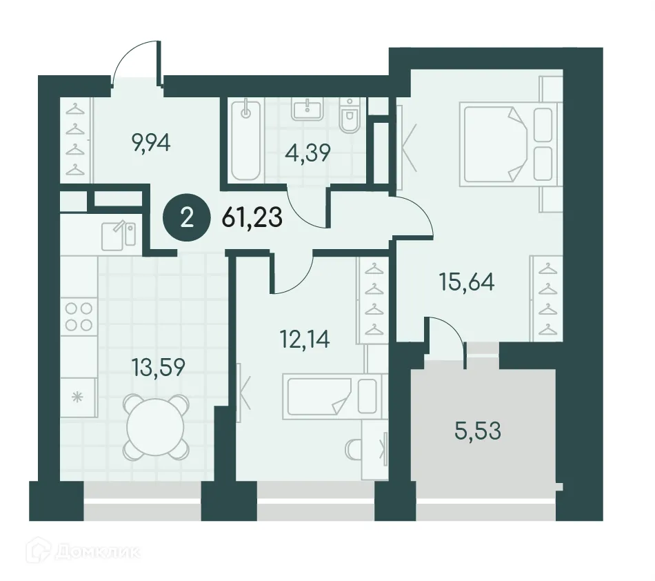 Фото квартиры в ЖК Малиновые высоты