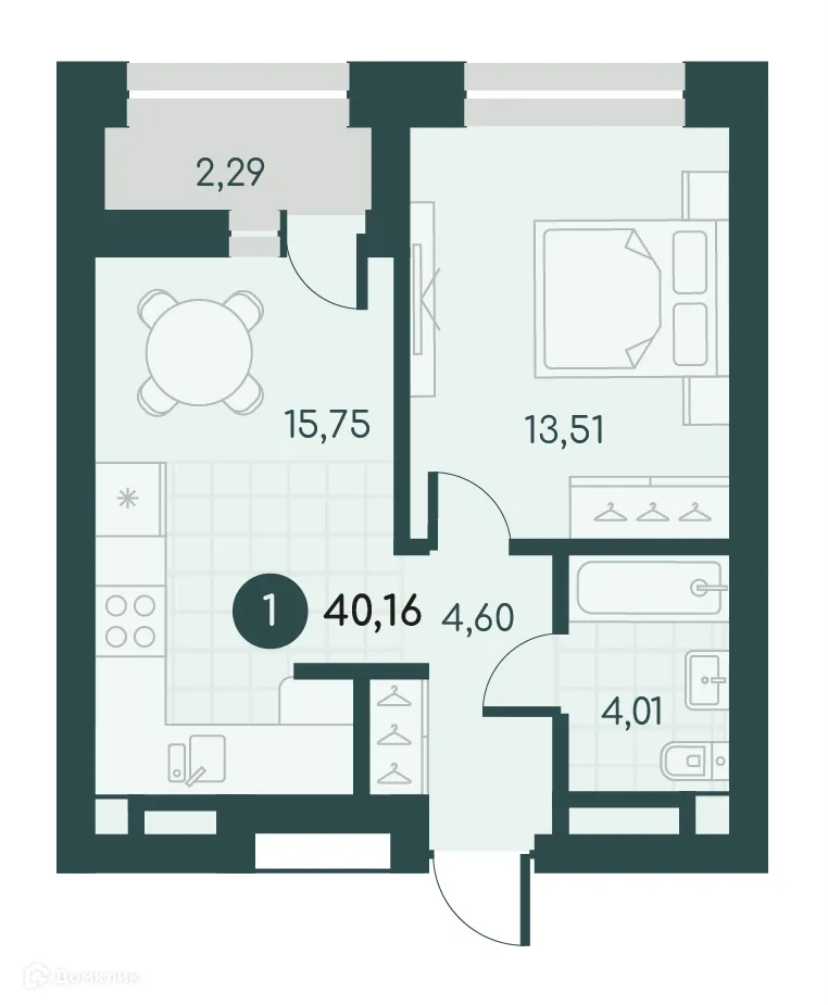 Фото квартиры в ЖК Малиновые высоты
