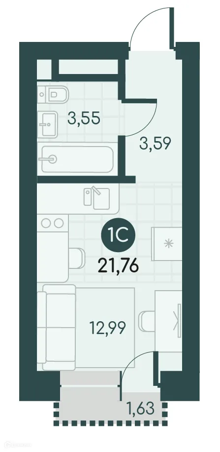 Фото квартиры в ЖК Малиновые высоты