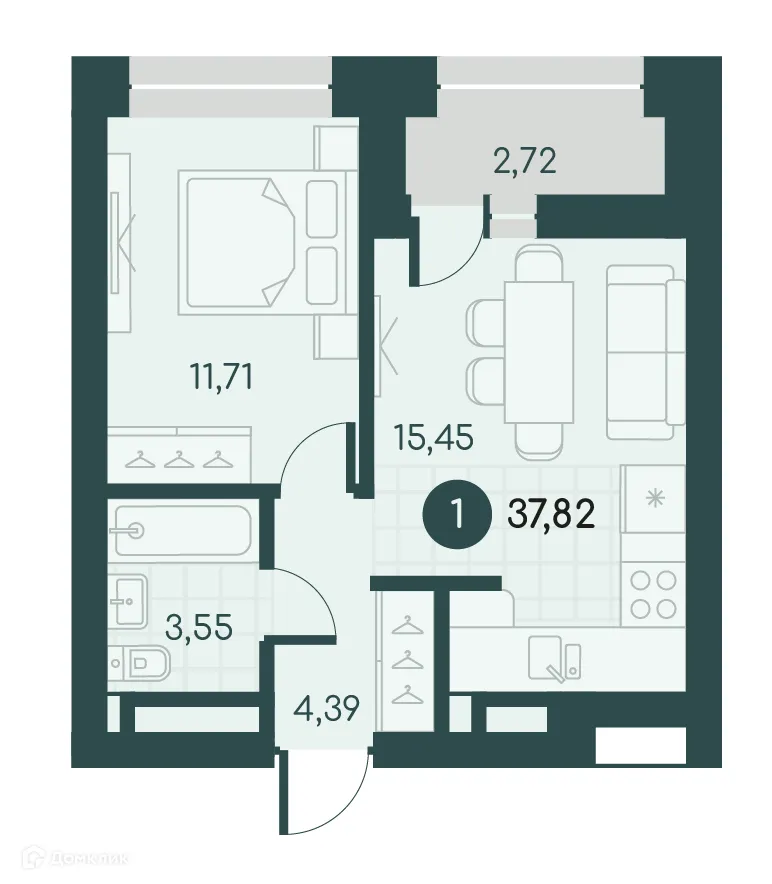 Фото квартиры в ЖК Малиновые высоты