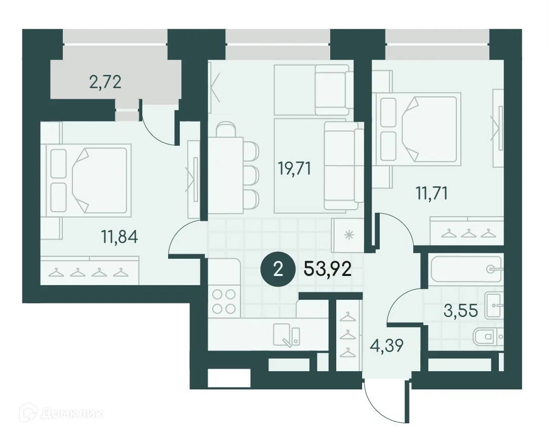 Фото квартиры в ЖК Малиновые высоты