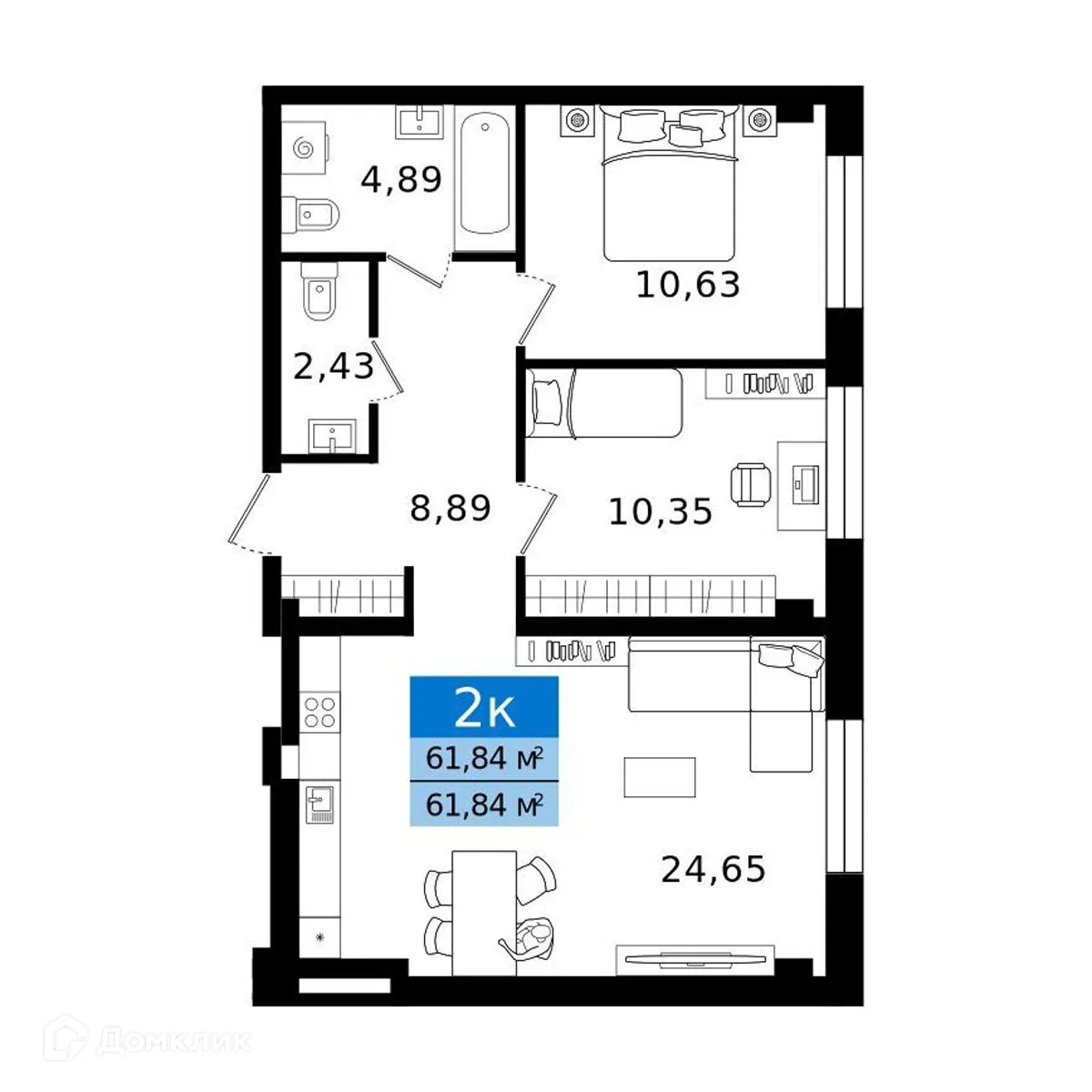 Фото квартиры в ЖК Островский vitamin-сити