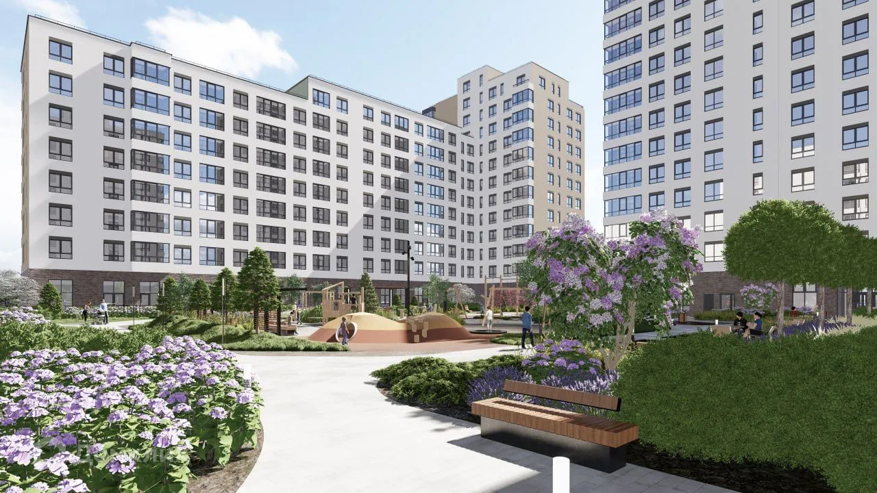 Планировка 2-комнатной квартиры 58.16 м² в ЖК Островский vitamin-сити, г. Курган — фото 9