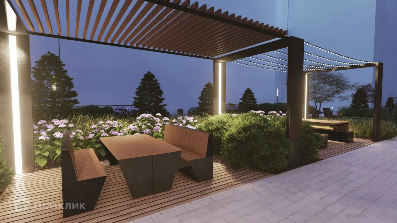 Планировка 2-комнатной квартиры 58.16 м² в ЖК Островский vitamin-сити, г. Курган — фото 11