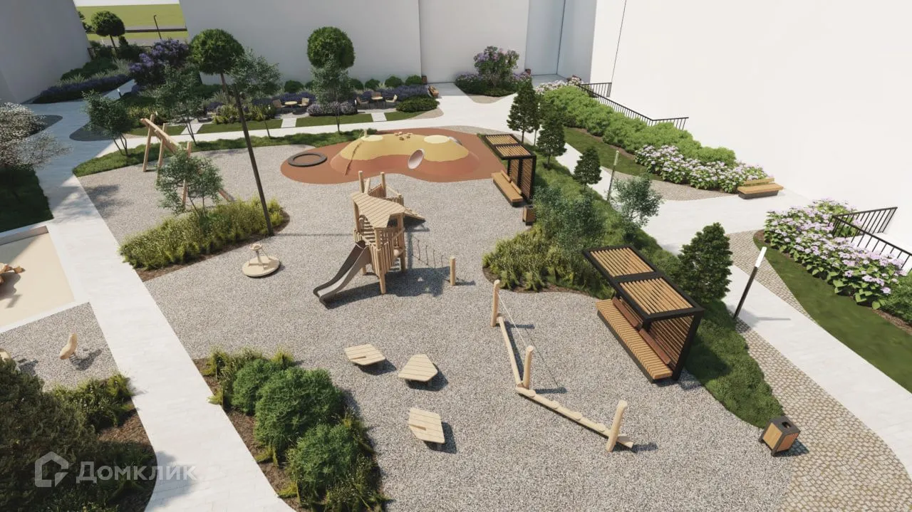 Планировка 2-комнатной квартиры 58.16 м² в ЖК Островский vitamin-сити, г. Курган — фото 15