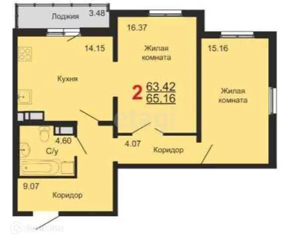 Фото квартиры в ЖК "Эталон"