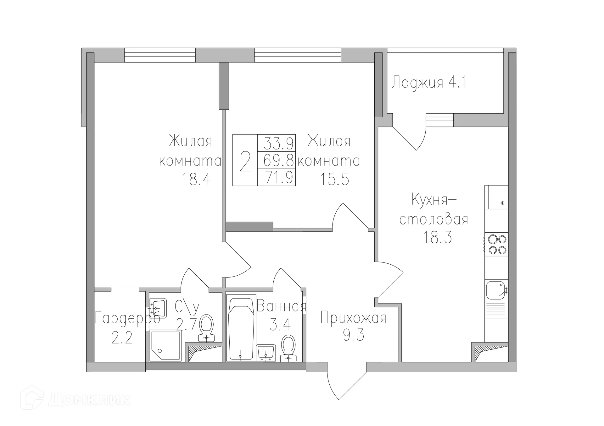 Фото квартиры в ЖК ПОКОЛЕНИЕ