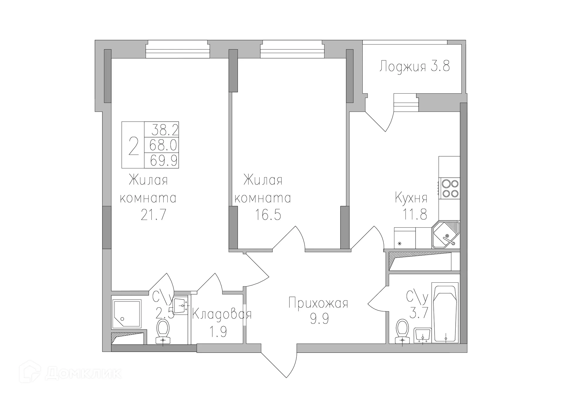 Фото квартиры в ЖК ПОКОЛЕНИЕ