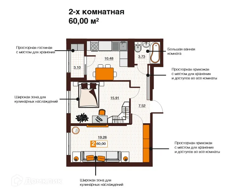Фото квартиры в ЖК Фамильные кварталы