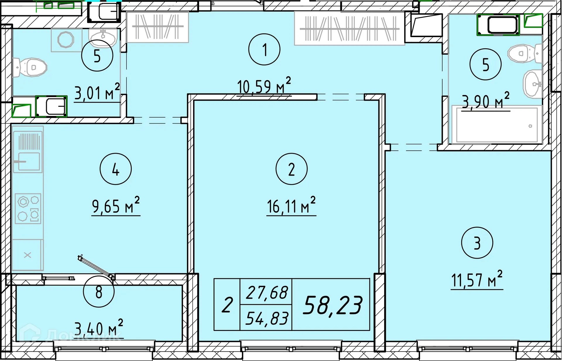 Фото квартиры в ЖК Фамильные кварталы