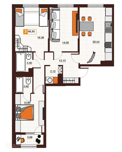 Фото квартиры в ЖК Фамильные кварталы