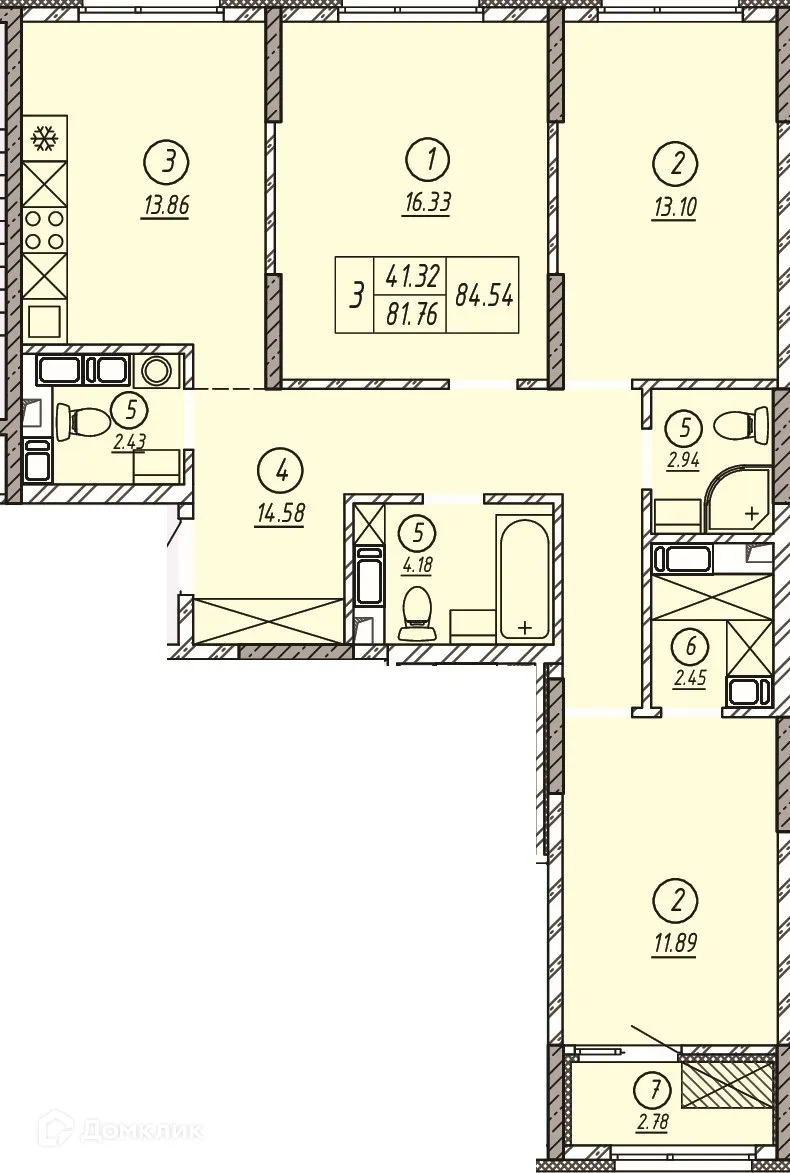 Фото квартиры в ЖК Фамильные кварталы