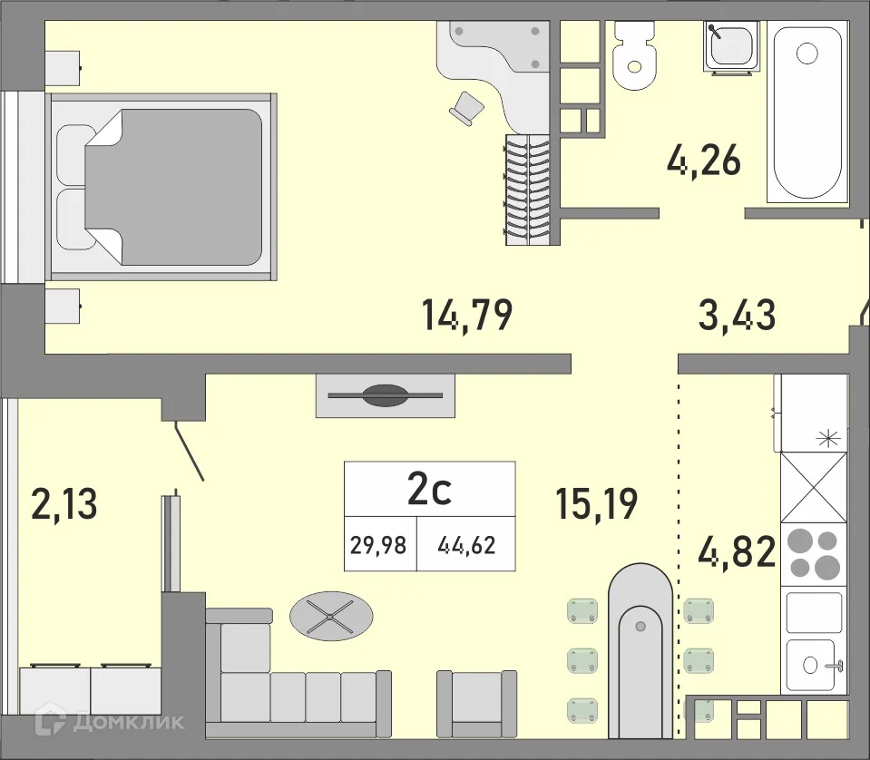 Фото квартиры в ЖК Осенний лист