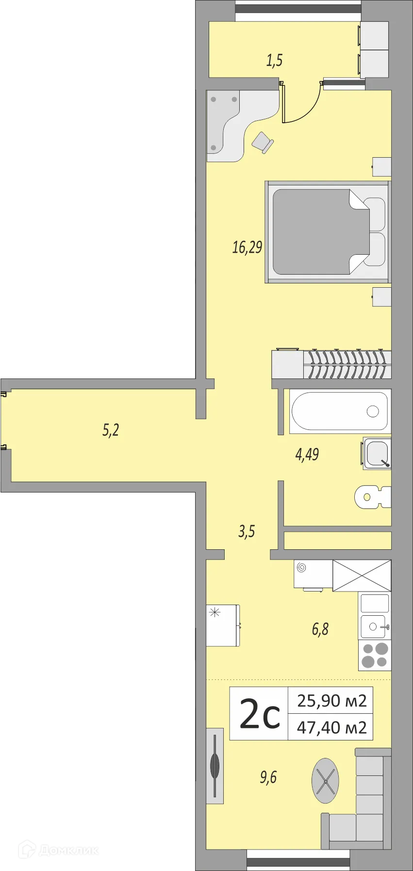 Фото квартиры в ЖК Осенний лист
