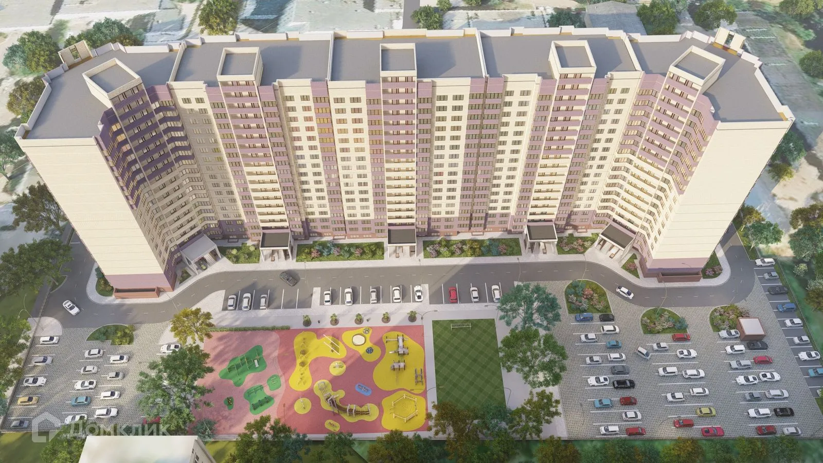 Планировка 3-комнатной квартиры 108 м² в ЖК Дом по ул. Межквартальная, г. Орёл — фото 4