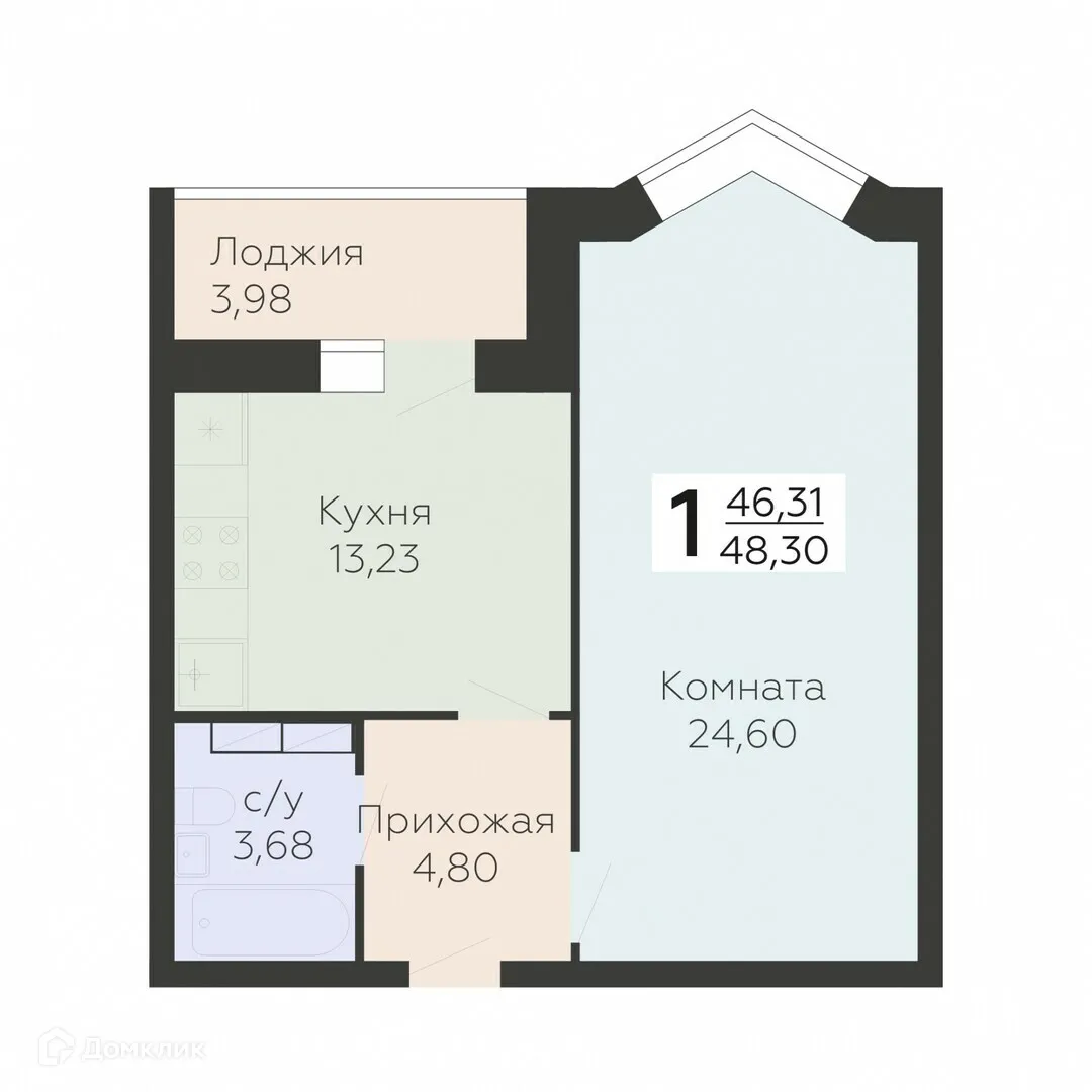 Фото квартиры в ЖК Nova Парк (Нова Парк)