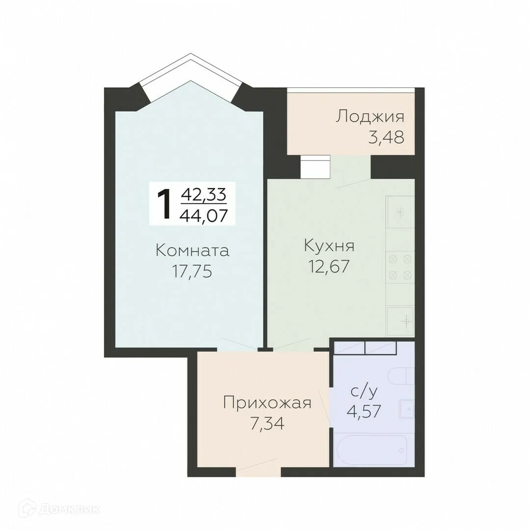 Фото квартиры в ЖК Nova Парк (Нова Парк)