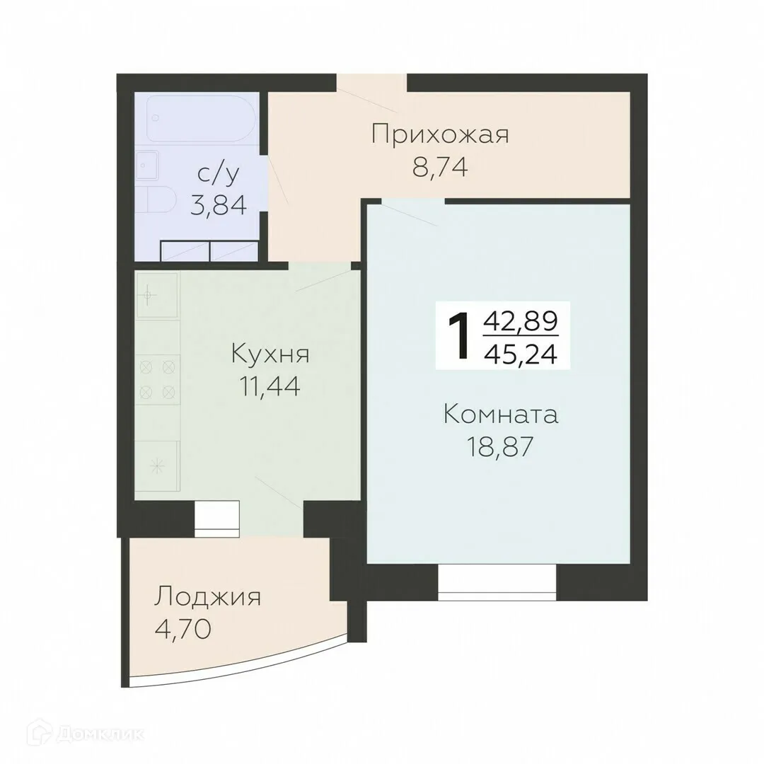 Фото квартиры в ЖК Nova Парк (Нова Парк)