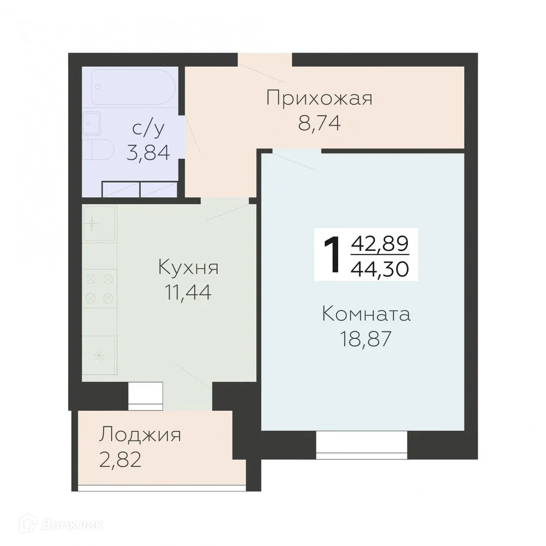 Фото квартиры в ЖК Nova Парк (Нова Парк)