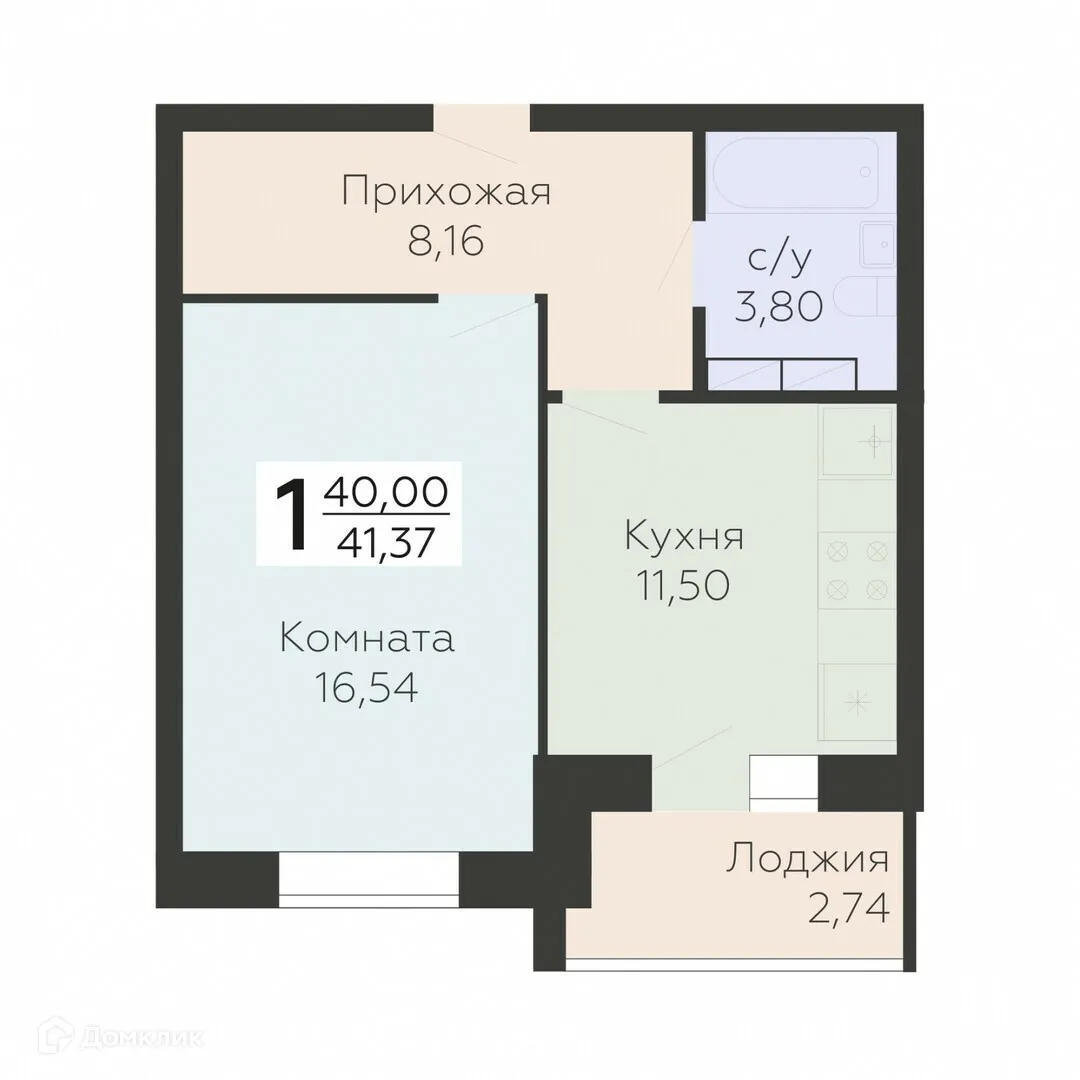 Фото квартиры в ЖК Nova Парк (Нова Парк)