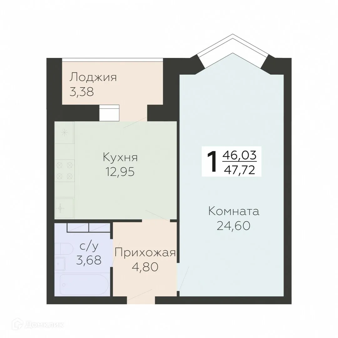 Фото квартиры в ЖК Nova Парк (Нова Парк)