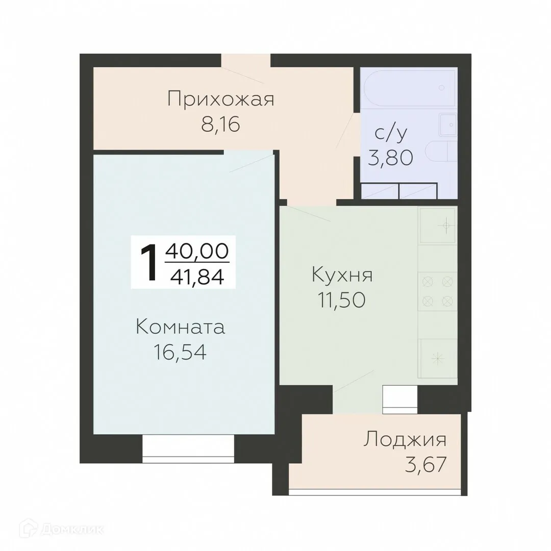 Фото квартиры в ЖК Nova Парк (Нова Парк)
